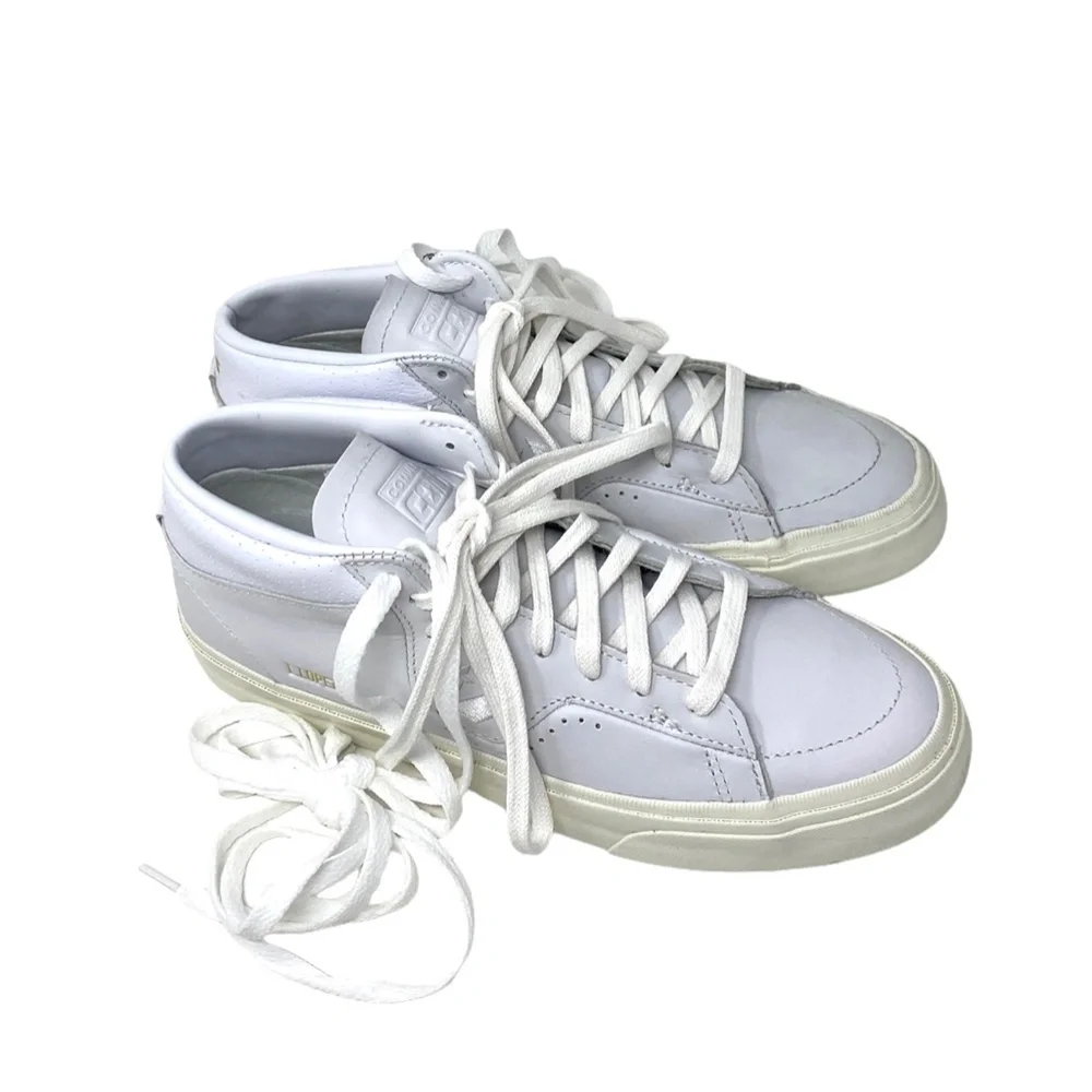 Converse CONS Louie Lopez Pro Mid Top White Women Leather Size Sneakers 171984C - Picture 3 of 9